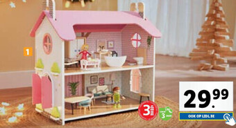 Lidl Houten poppenhuis aanbieding