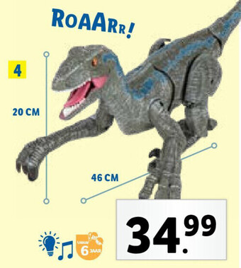 Lidl Velociraptor met afstandsbediening aanbieding