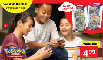Lidl Pokémon verzamelkaarten 1 aanbieding