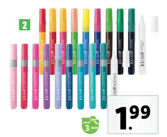 Lidl Set van 10 toverstiften aanbieding