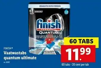 Lidl Vaatwastabs quantum ultimate aanbieding