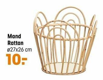 Kwantum Mand rattan aanbieding