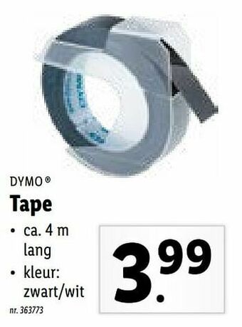 Lidl Tape aanbieding