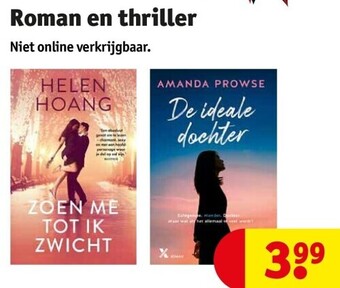 Kruidvat Roman en thriller aanbieding