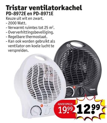 Kruidvat Tristar ventilatorkachel aanbieding