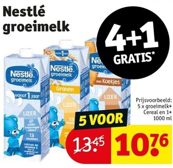 Kruidvat Nestlé groeimelk aanbieding