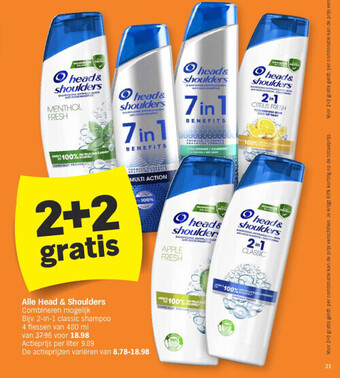 Albert Heijn Alle head & shoulders aanbieding