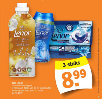 Albert Heijn Alle lenor aanbieding