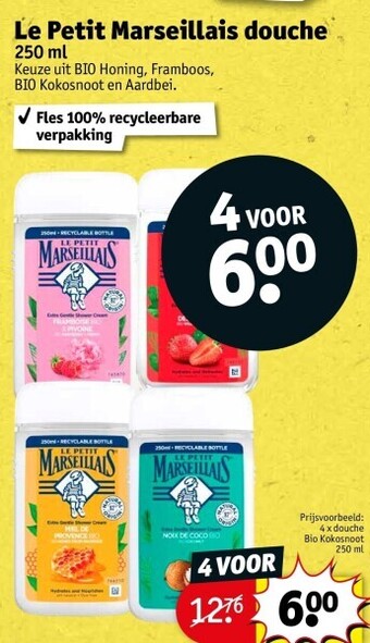 Kruidvat Le petit marseillais douche aanbieding