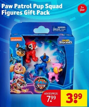 Kruidvat Paw patrol pup squad figures gift pack aanbieding