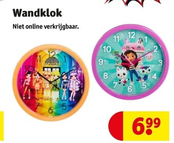 Kruidvat Wandklok aanbieding