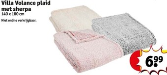 Kruidvat Villa volance plaid met sherpa aanbieding