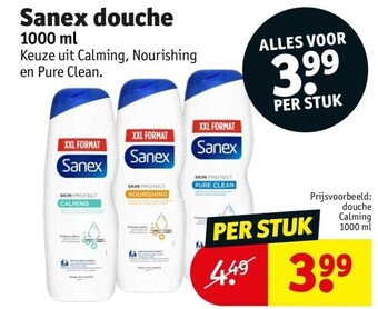Kruidvat Sanex douche aanbieding