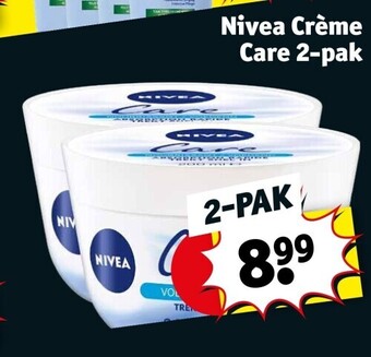 Kruidvat Nivea crème care 2-pak aanbieding