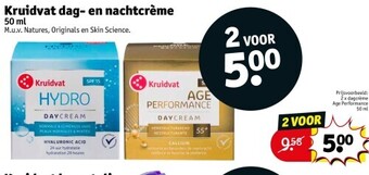 Kruidvat Kruidvat dag- en nachtcrème aanbieding