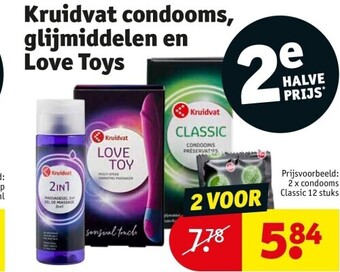 Kruidvat Kruidvat condooms, glijmiddelen en love toys aanbieding