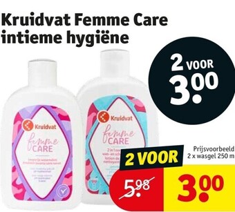 Kruidvat Kruidvat femme care intieme hygiëne aanbieding