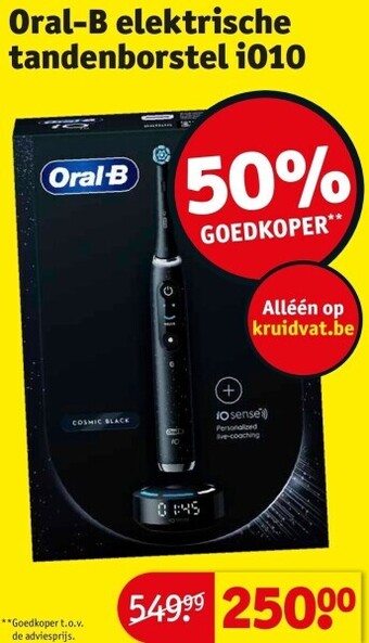 Kruidvat Oral-b elektrische tandenborstel io10 aanbieding