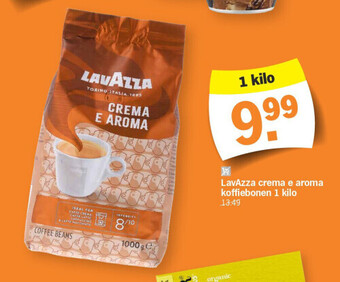 Albert Heijn Lavazza crema e aroma koffiebonen 1 kilo aanbieding