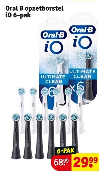 Kruidvat Oral b opzetborstel io 6-pak aanbieding