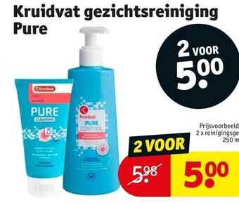 Kruidvat Kruidvat gezichtsreiniging pure aanbieding