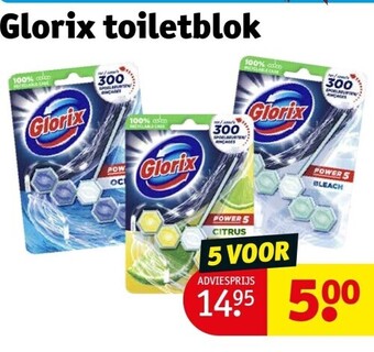Kruidvat Glorix toiletblok aanbieding