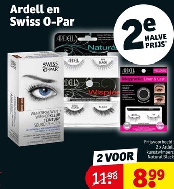Kruidvat Ardell en swiss o-par aanbieding