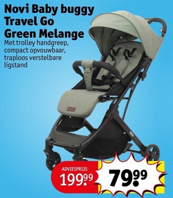 Kruidvat Novi baby buggy travel go green melange aanbieding