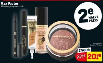 Kruidvat Max factor aanbieding
