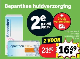 Kruidvat Bepanthen huidverzorging aanbieding