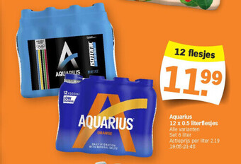 Aquarius 12 x 0.5 literflesjes