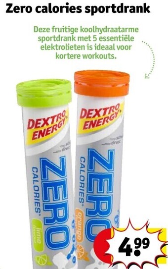Kruidvat Zero calories sportdrank aanbieding