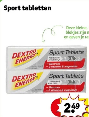 Kruidvat Sport tabletten aanbieding