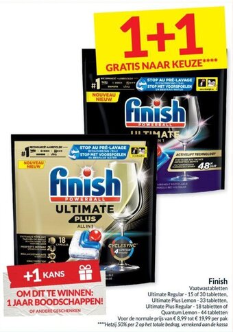 Intermarché Finish Vaatwastabletten aanbieding