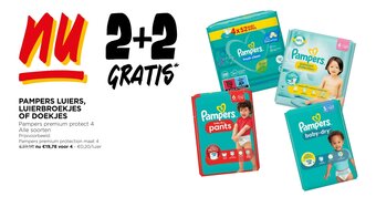 Jumbo PAMPERS LUIERS, LUIERBROEKJES OF DOEKJES aanbieding