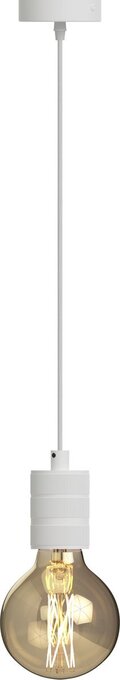 Bol.com Calex retro pendel - industrieel hanglamp - e27 fitting - wit - excl. lichtbron aanbieding