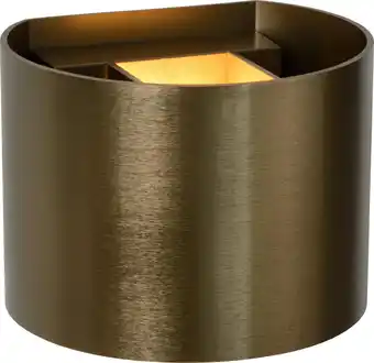 Bol.com Lucide xio - wandlamp - led dimb. - g9 - 1x3,5w 2700k - verstelbare stralingshoek - roest bruin aanbieding
