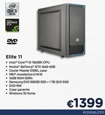 CompuDeals Pointer systems elite 11 aanbieding