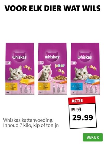 Whiskas kattenvoeding