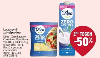 Delhaize Lactosevrij zuivelproduct aanbieding