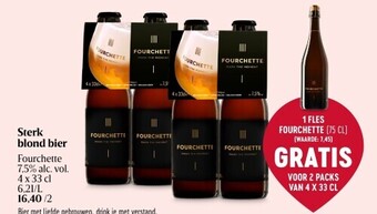 Delhaize Sterk blond bier aanbieding