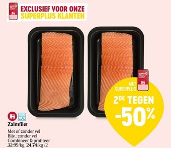 Delhaize Zalmfilet aanbieding