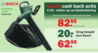 Van Cranenbroek BOSCH Bladblazer/ -zuiger aanbieding