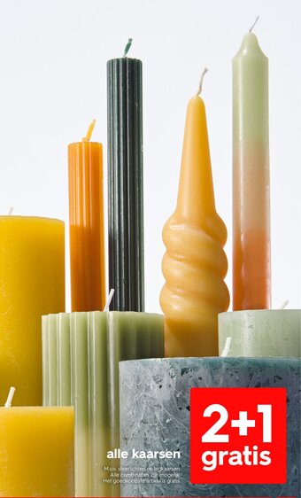 HEMA kaarsen aanbieding