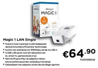 CompuDeals Devolo magic 1 lan single aanbieding