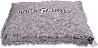 Bol.com Cover boxbed dogs only 75x50 grey aanbieding