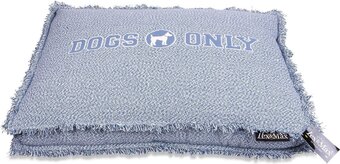 Bol.com Cover boxbed dogs only 75x50 fadedblue aanbieding