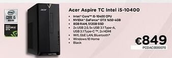 Acer aspire tc intel i5-10400