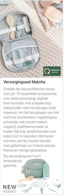 Multi bazar Verzorgingsset Matcha aanbieding