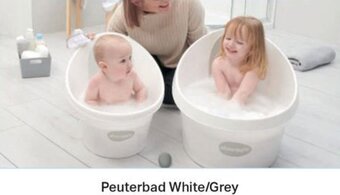 Multi bazar Peuterbad White/Grey aanbieding